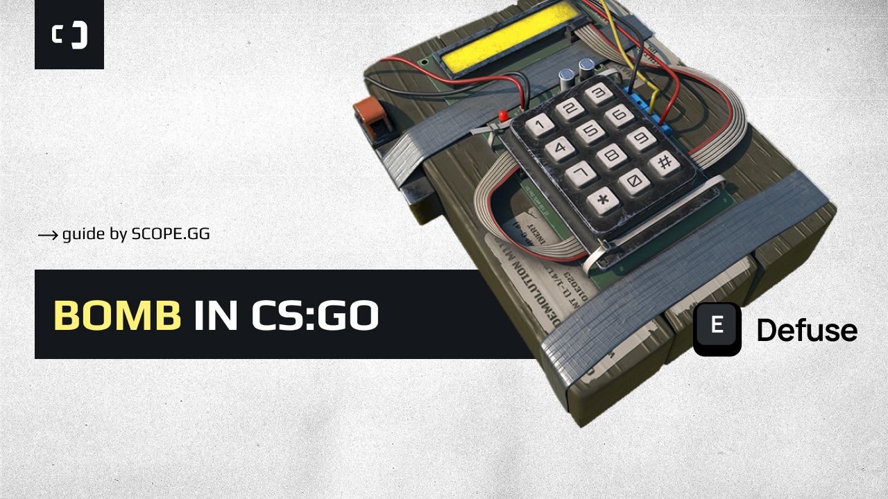 Bomb in CS:GO. Complete guide by SCOPE.GG