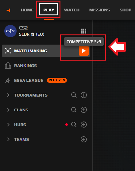 finding the game faceit