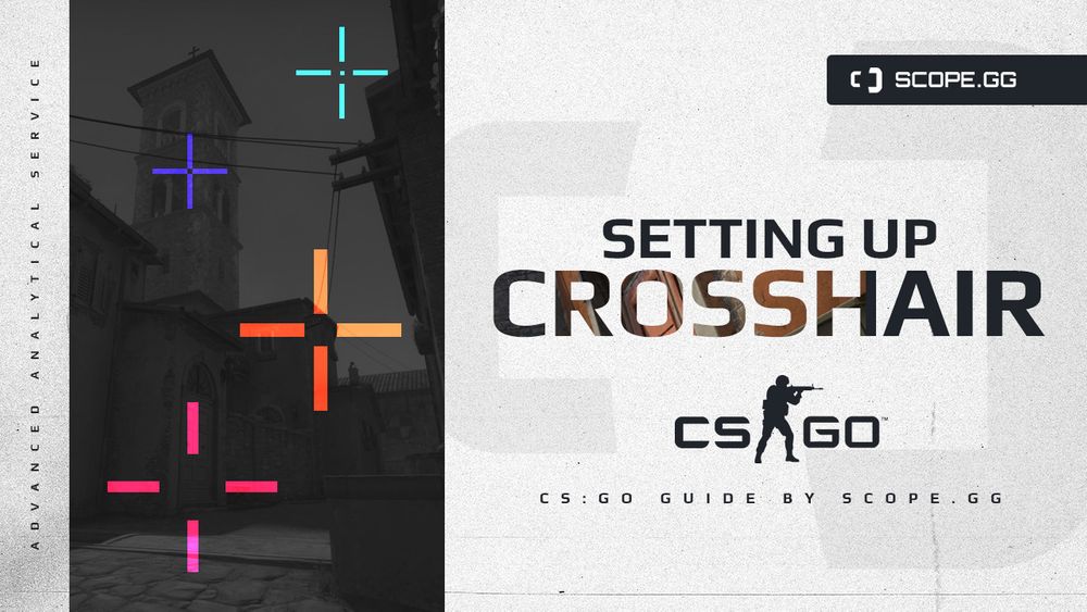 Setting up a crosshair in CS:GO. Guide by SCOPE.GG