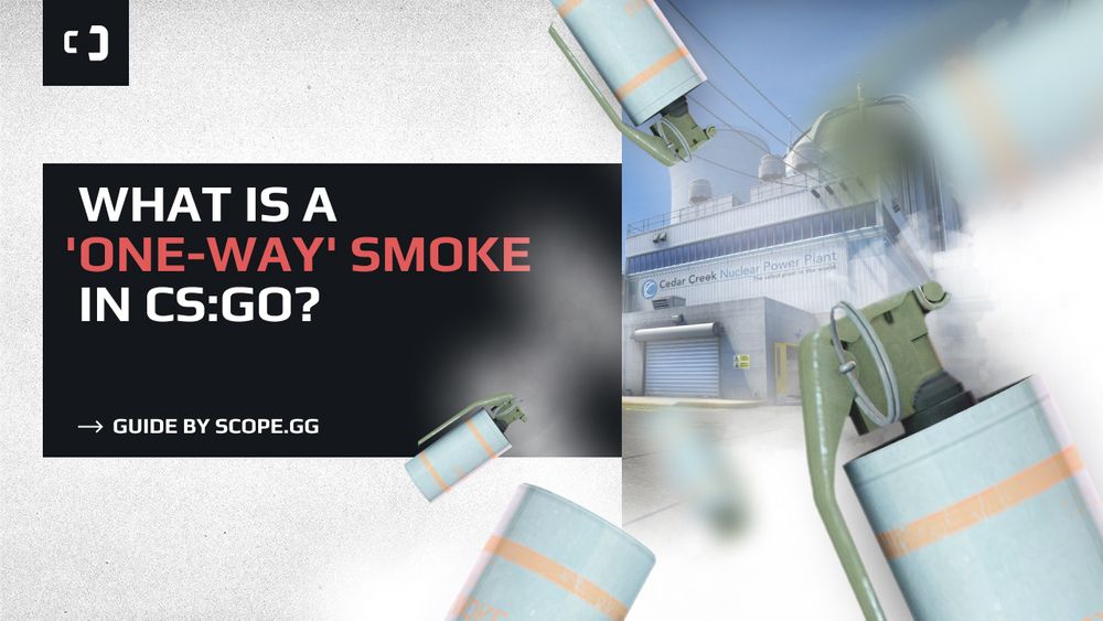 What is 'one-way' smoke and how to use it? Guide by SCOPE.GG