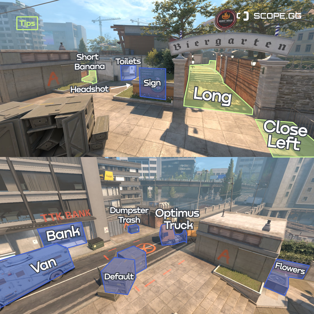 All CS2 Map Callouts - Ancient, Mirage, Anubis, Nuke, Overpass, Vertigo ...