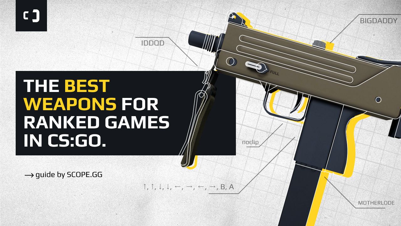The Best Weapons for Ranked in CS2. Guide by SCOPE.GG
