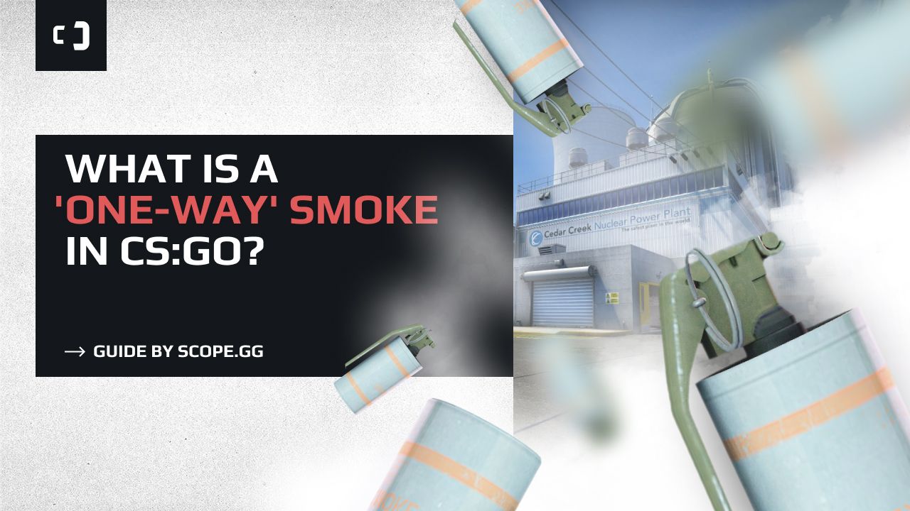 What is 'one-way' smoke and how to use it? Guide by SCOPE.GG